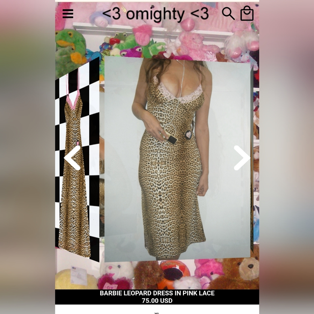 Omighty Barbie Leopard Dress